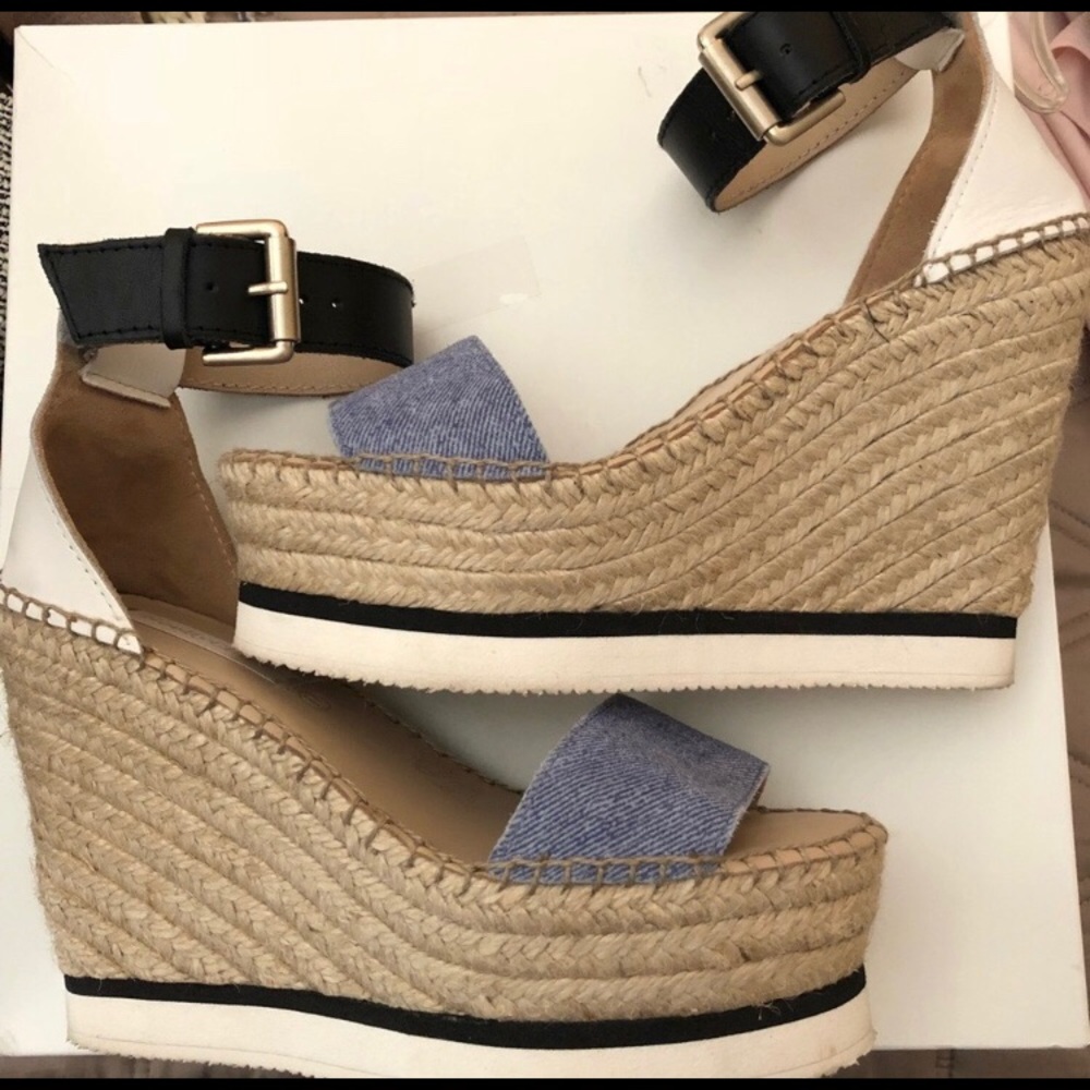 See by Chloe platform espadrille